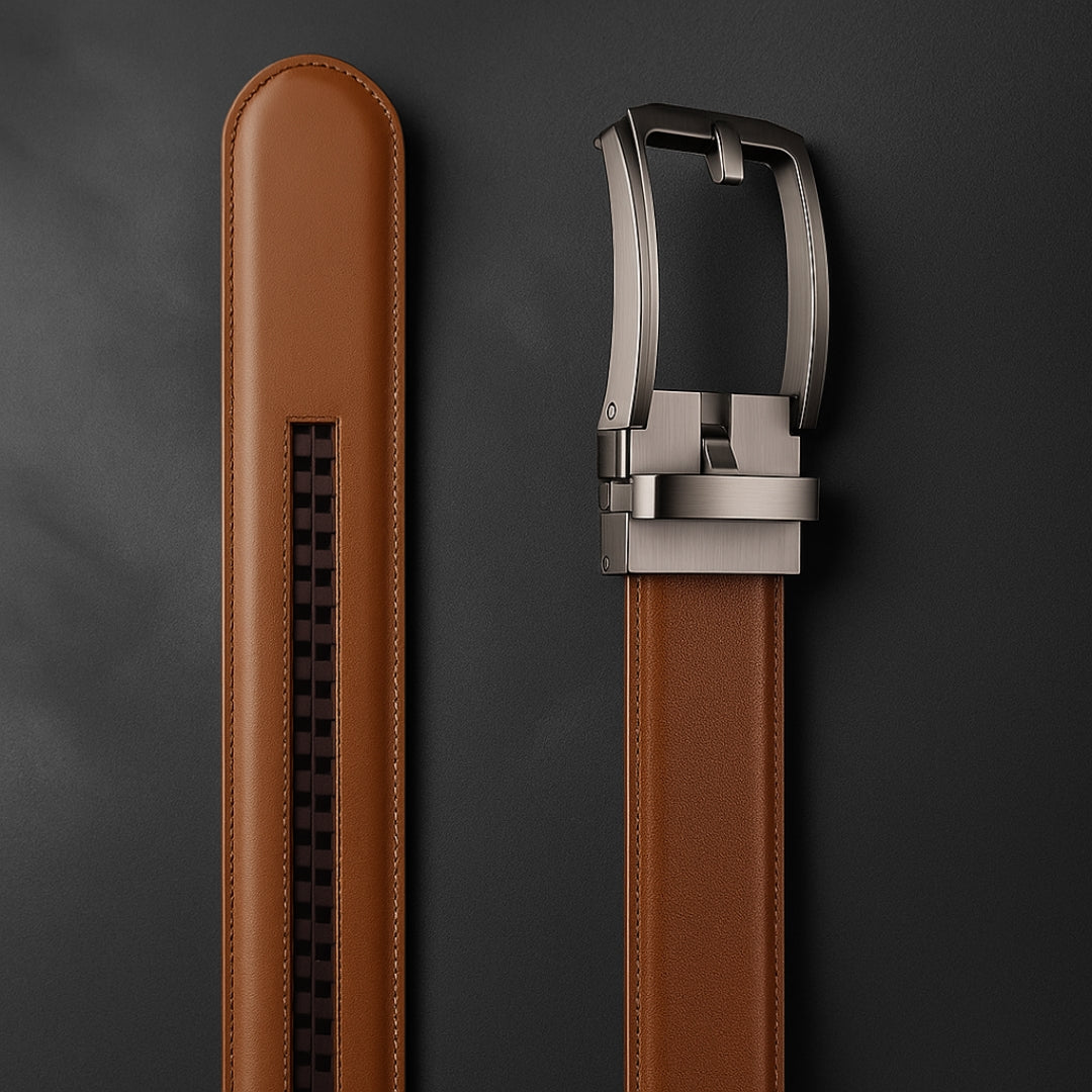 The Buckless Belt | Cognac - My Store